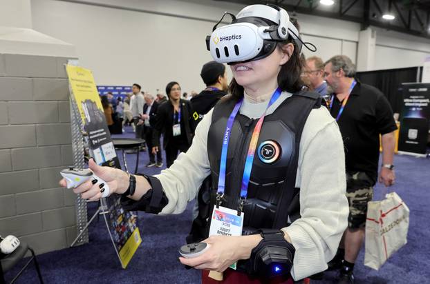 CES 2025, an annual consumer electronics trade show, in Las Vegas