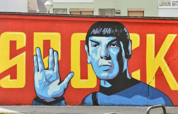 Zagreb: Zid s grafitom Spocka 2015. i danas kada je prebojan