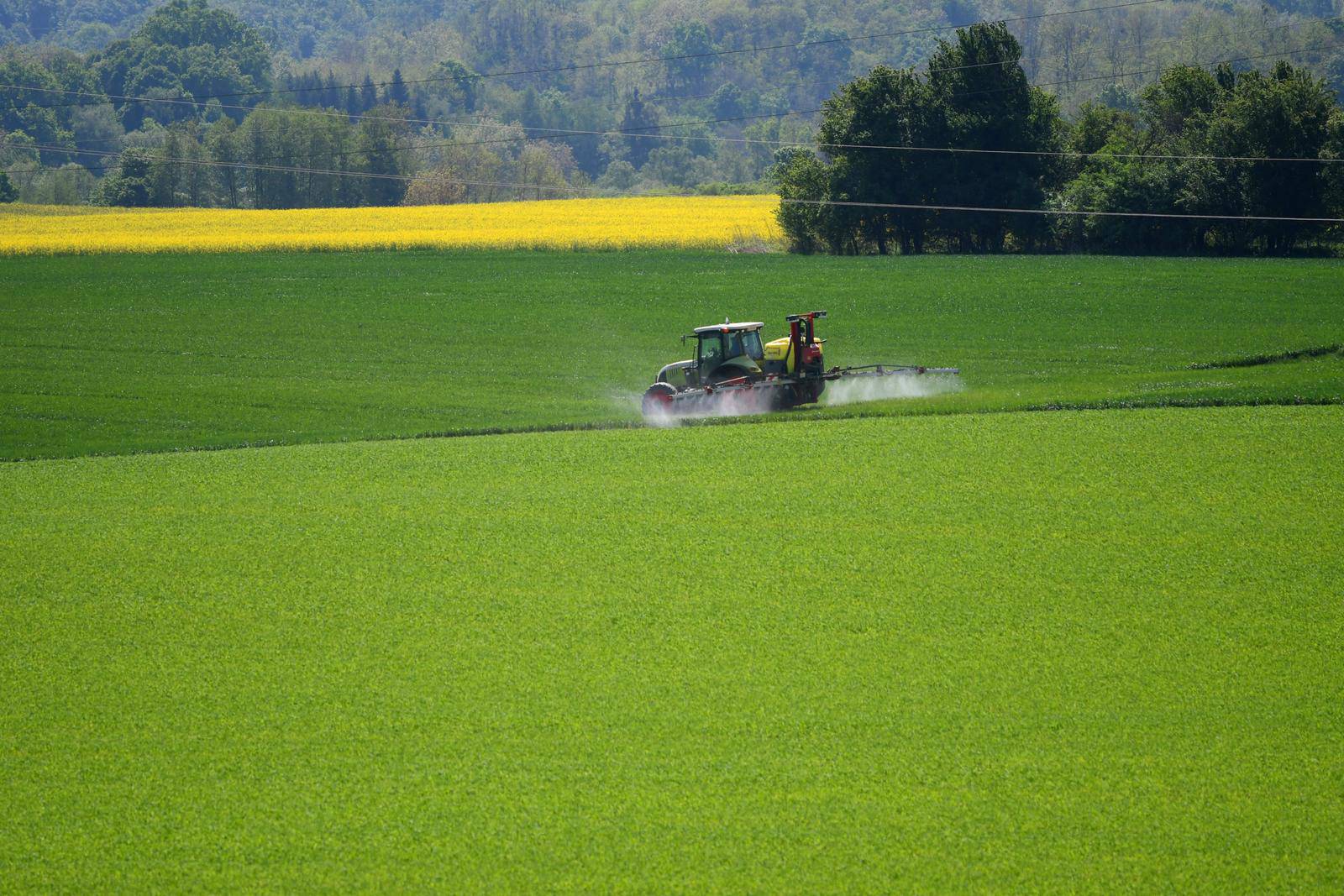 Korištenje zaštitnih sredstava, pesticida, na usjevima u okolici Koprivnice