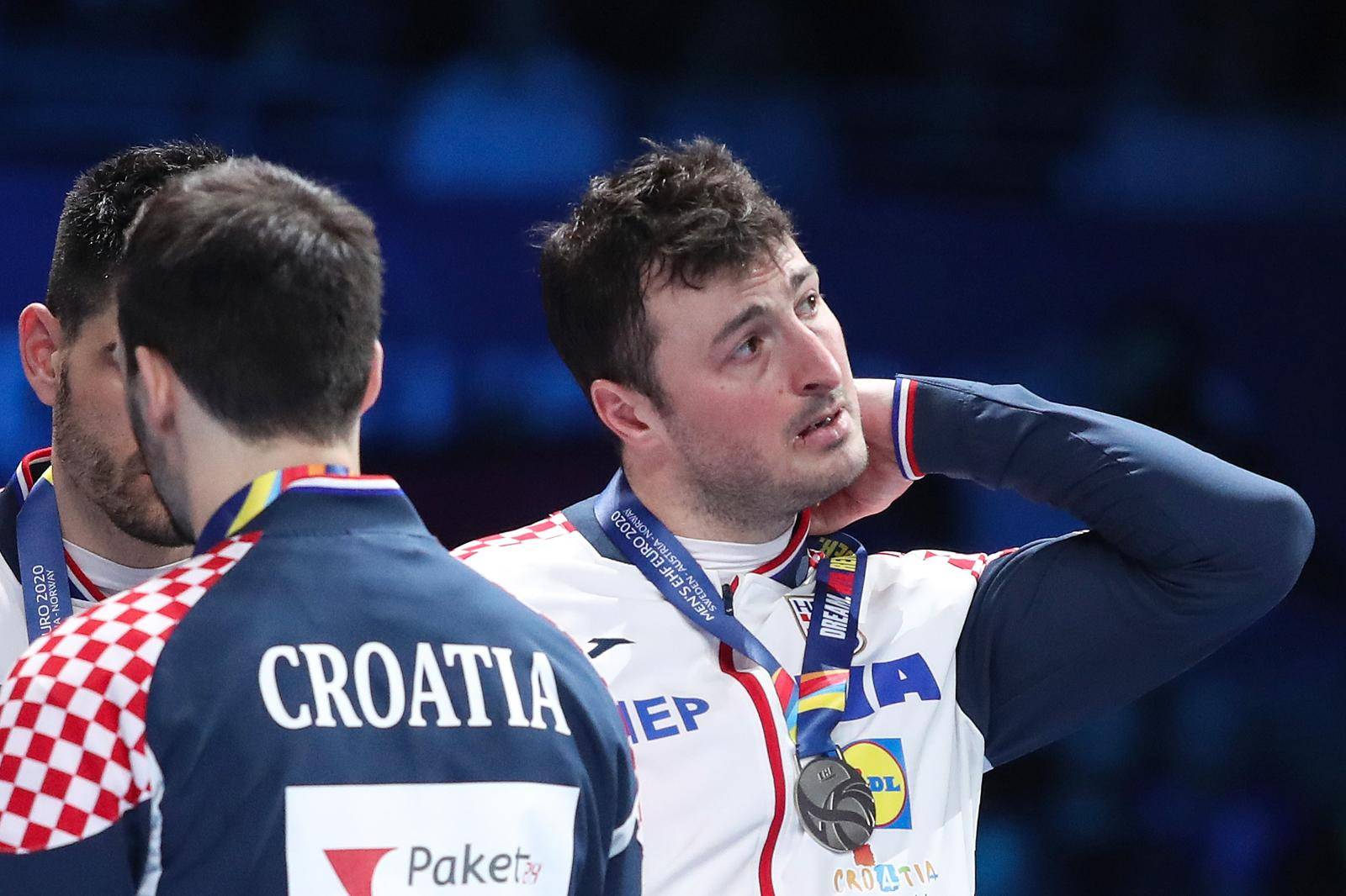 Stockholm: Rukometaši Hrvatske nakon borbe u finalu okrunjeni srebrnim medaljama