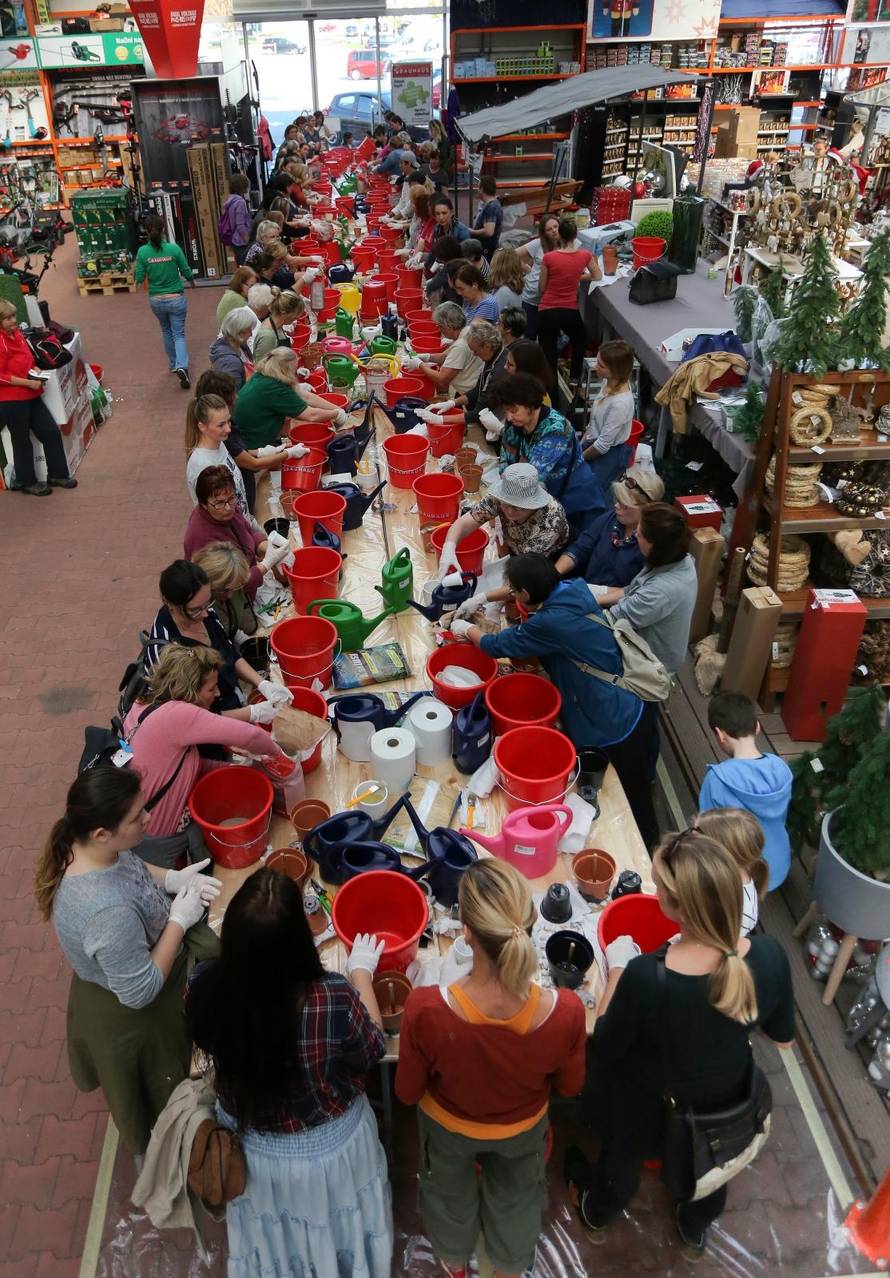 Vrtlarica: Posuda od betona za cvijeće trpi kišu, led pa i snijeg