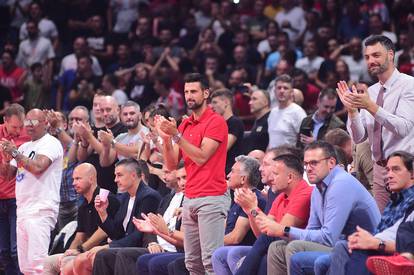 Beograd: Novak Đoković bodrio košarkaše na utakmici KK Crvena zvezda i LDLC ASVEL Villeurbanne