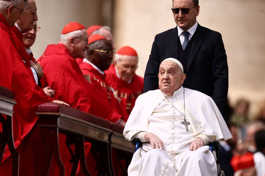 Palm Sunday Mass in St. Peter's Square at the Vatican