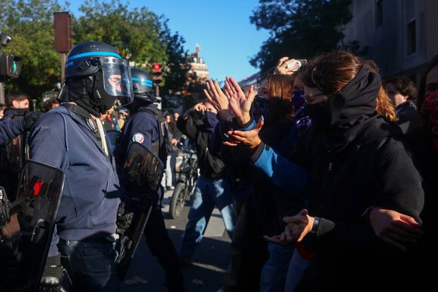 Nationwide day of student protests in France