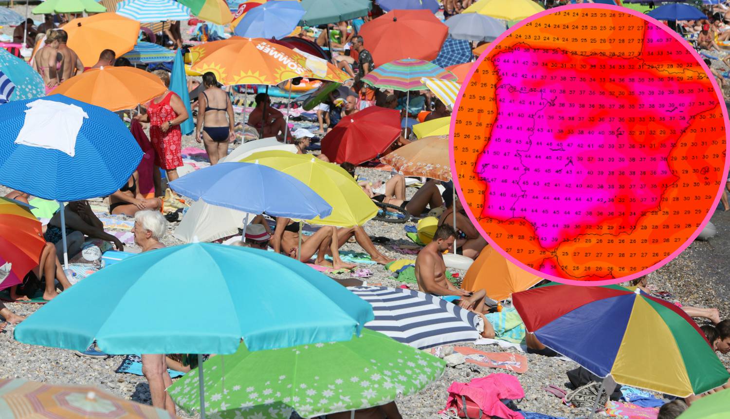 Na udaru vrućine: Španjolska i Portugal 'pržit' će se na 50°C!