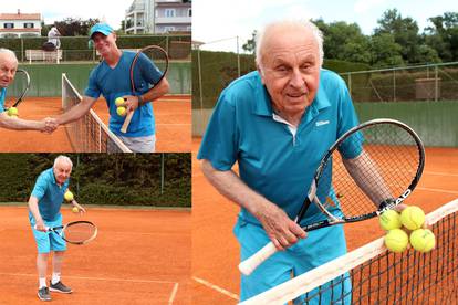 Kamilo Keretić (87) još i danas obožava zaigrati tenis: 'To me raduje kao kad sam imao 14'