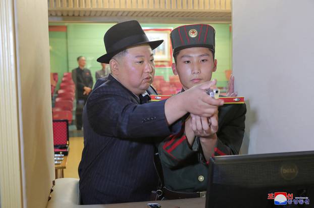 North Korea's leader Kim Jong Un visits the Mangyongdae Revolutionary School