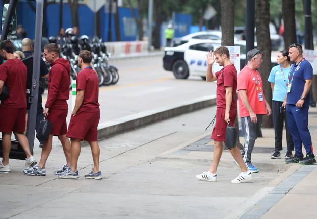 Dallas: Hrvatski nogometni reprezetativci odlaze na trening