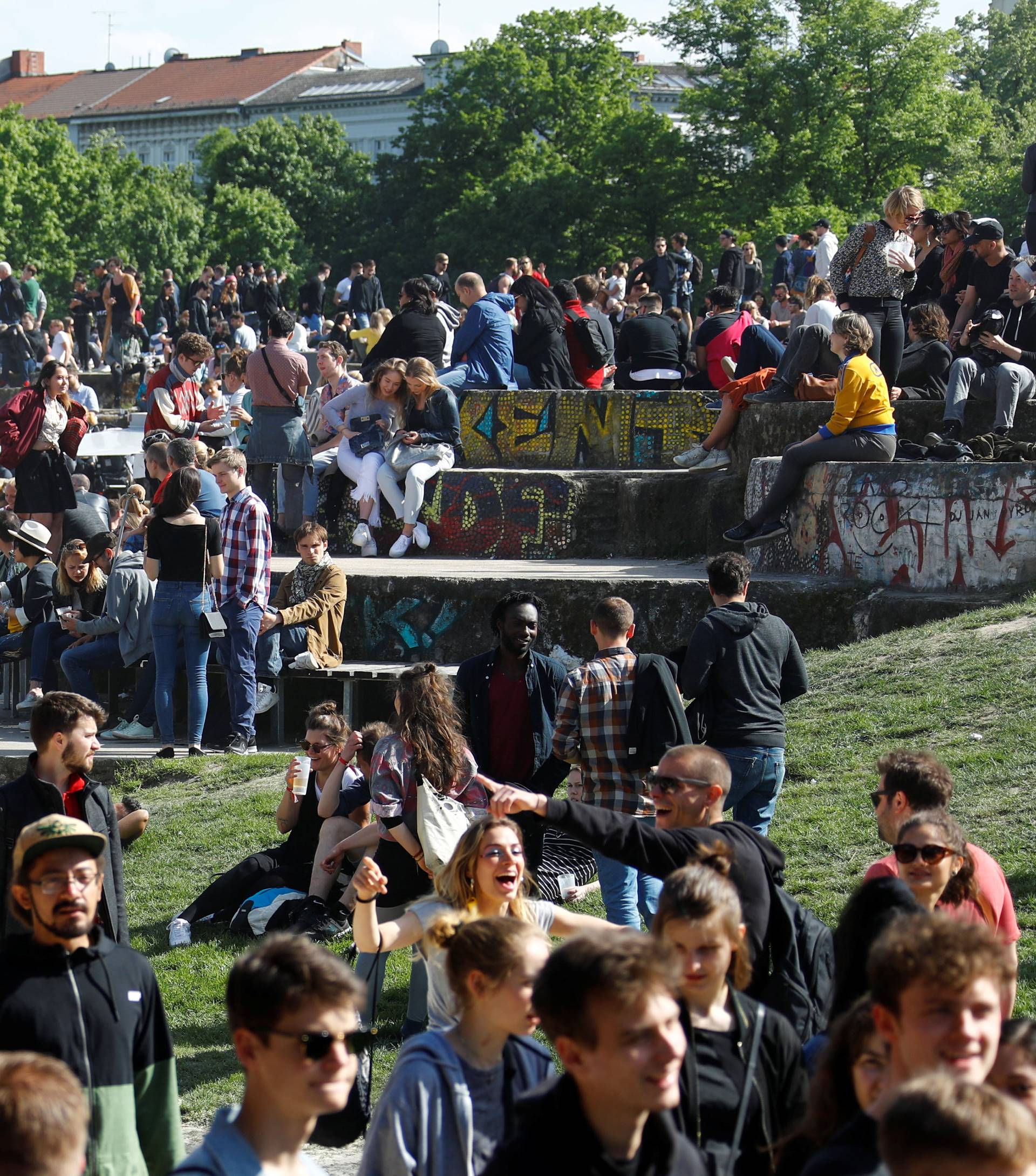 May Day celebrations in Berlin
