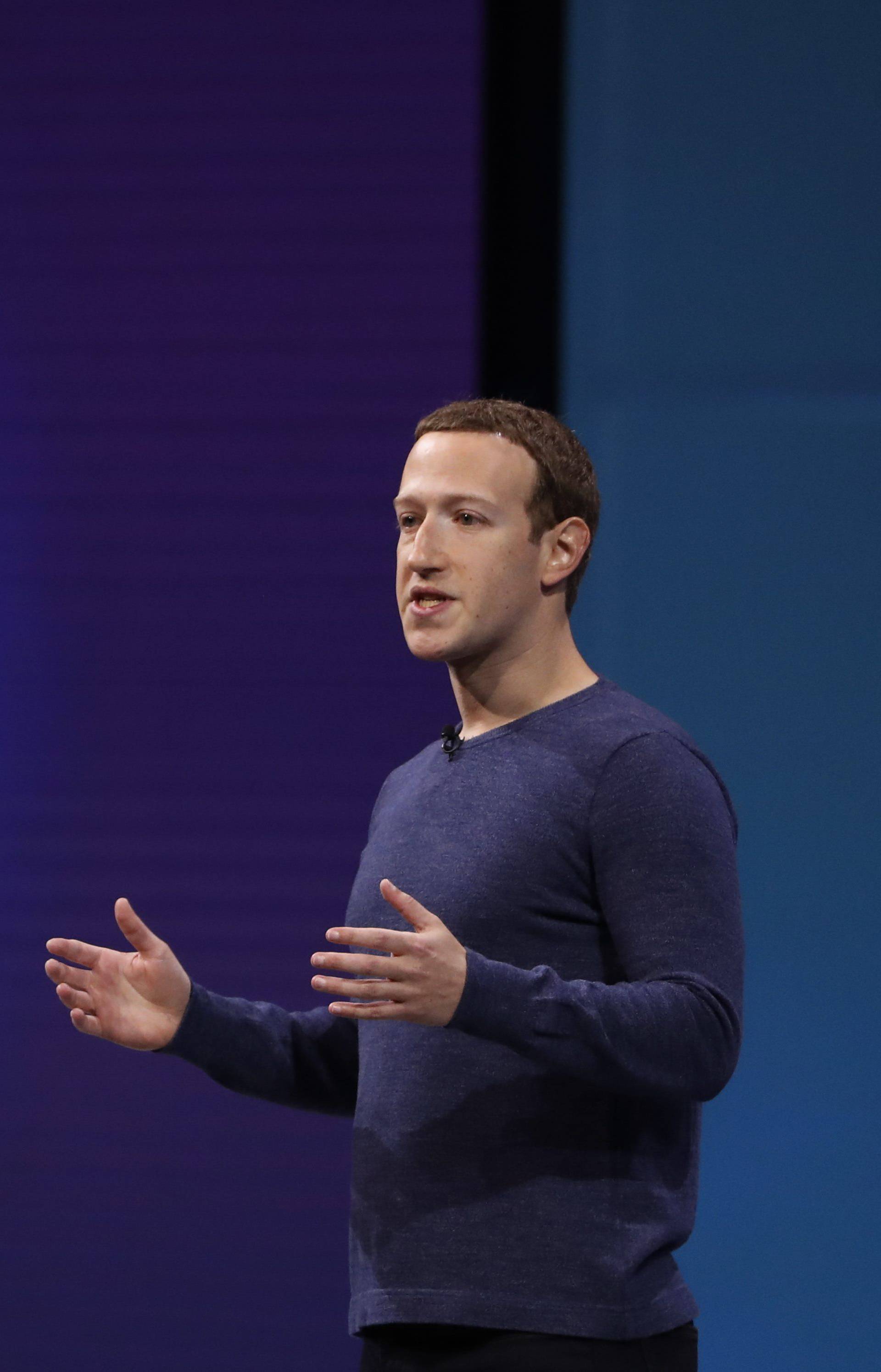 Facebook CEO Mark Zuckerberg speaks at Facebook Inc's annual F8 developers conference in San Jose