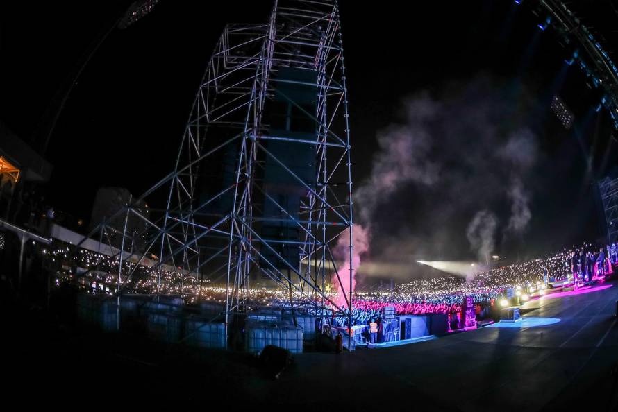 Šibenik: Koncert Marka Perkovića Thomsona na Šibenskom Šubićevcu
