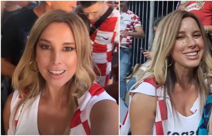Vatrena Nives Celzijus pridružila se navijačima u Rijeci i slavila pobjedu hrvatske reprezentacije