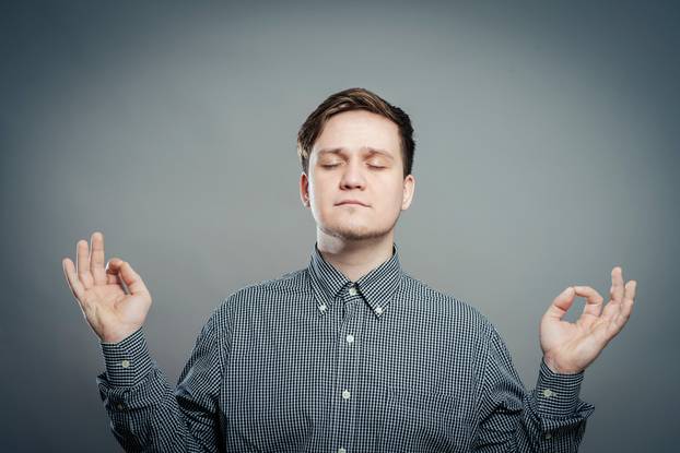 Young Man Meditates