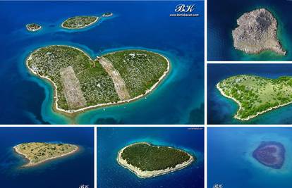 Galešnjak nije jedini otok oblika srca na Jadranu, ima ih još...
