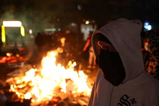 Albanian students hold anti-government protest
