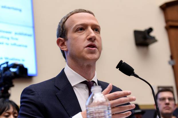 Facebook CEO Zuckerberg testifies about cryptocurrency Libra at House Financial Services Committee hearing on Capitol Hill in Washington
