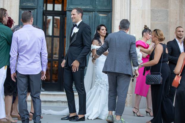 Zrinka Šahurić i Bojan Bogdanović vjenčali su se u Dubrovniku 