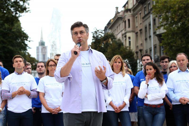 Plenković: "Nakon izbora neće biti koalicije HDZ-a i SDP-a!"