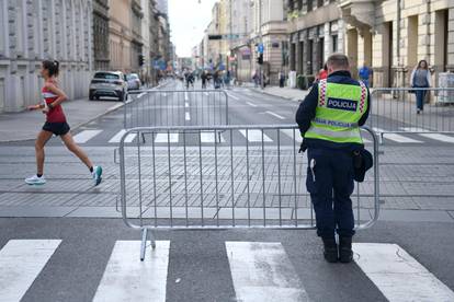 GALERIJA Maratonci ispraznili centar: Zagrebačke ulice rijetko izgledaju ovako pusto