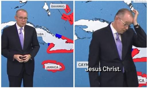 VIDEO Meteorolog se šokirao u prijenosu uživo. Zbog ovog se primio za glavu: 'Isuse Kriste...'