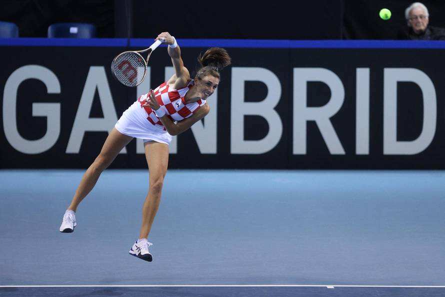 Rijeka: Billie Jean King Cup teniski turnir, dvoboj tenisačica Hrvatske i Njemačke, Martić/Lys