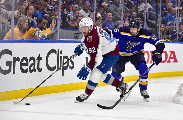 NHL: Stanley Cup Playoffs-Colorado Avalanche at St. Louis Blues