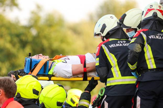 Zagreb: U blizini naplatne postaje Sveta Helena održana je vježba "Sigurnost 25"