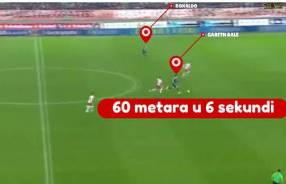 Ni Ronaldo ga ne može pratiti: Bale u 6 sekundi pretrčao 60 m