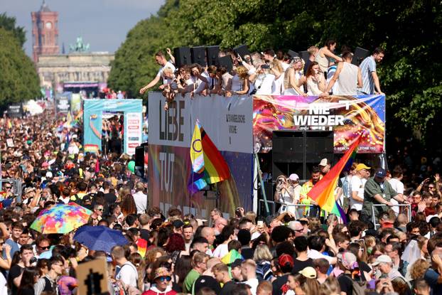 Christopher Street Day (CSD) LGBTQ+ Pride march, in Berlin