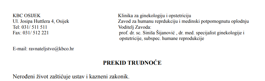 Trudnici nisu napravili pobačaj: Bolnica uklonila dokument s izmišljenim člancima Ustava