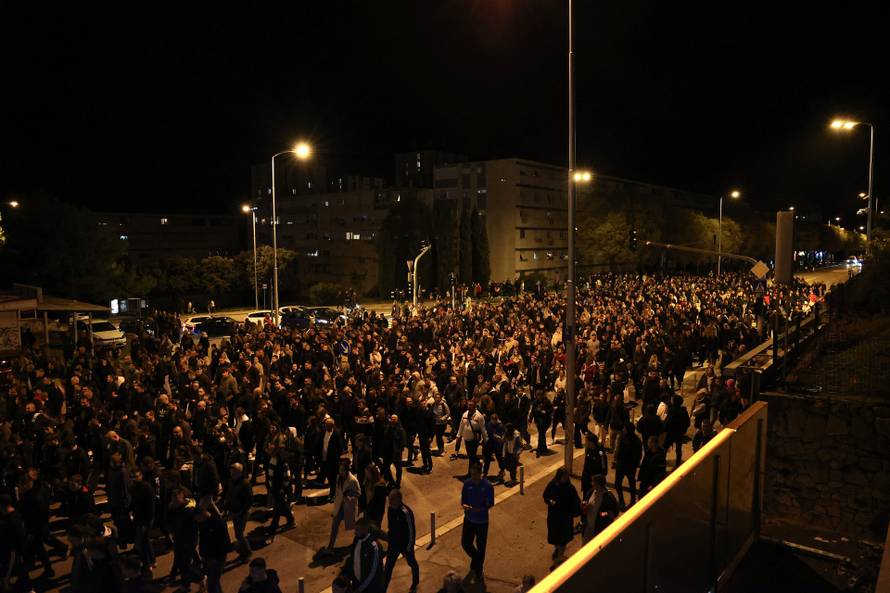 Split: Održan mimohod Torcide za Vukovar