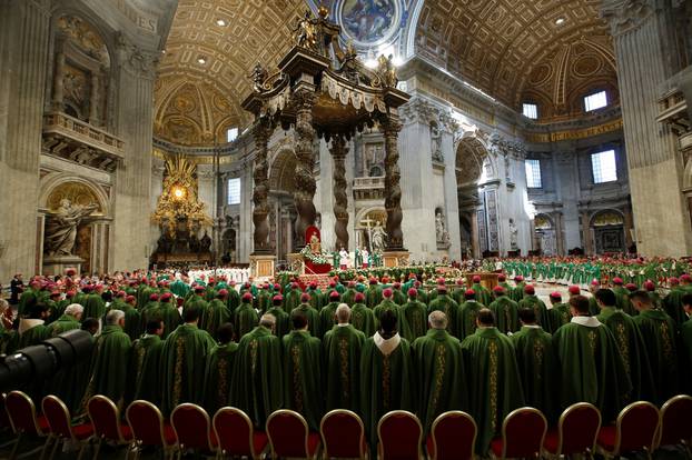 Pope Francis leads closing Mass of the synod of Amazonian bishops