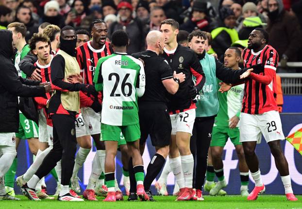 Champions League - Knockout Phase Playoff - Second Leg - AC Milan v Feyenoord