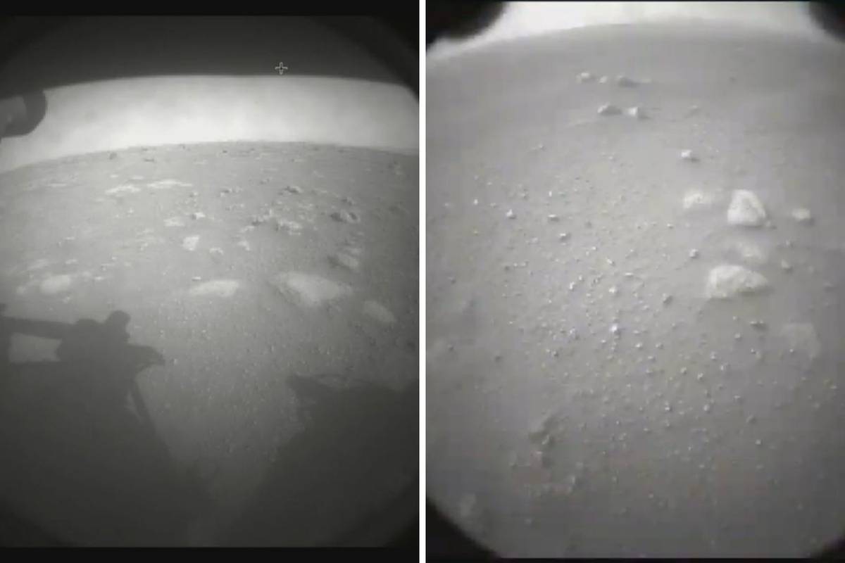 Pogledajte prve fotografije koje je poslao Perseverance s Marsa: 'Dobro došli na krater Jezero!'