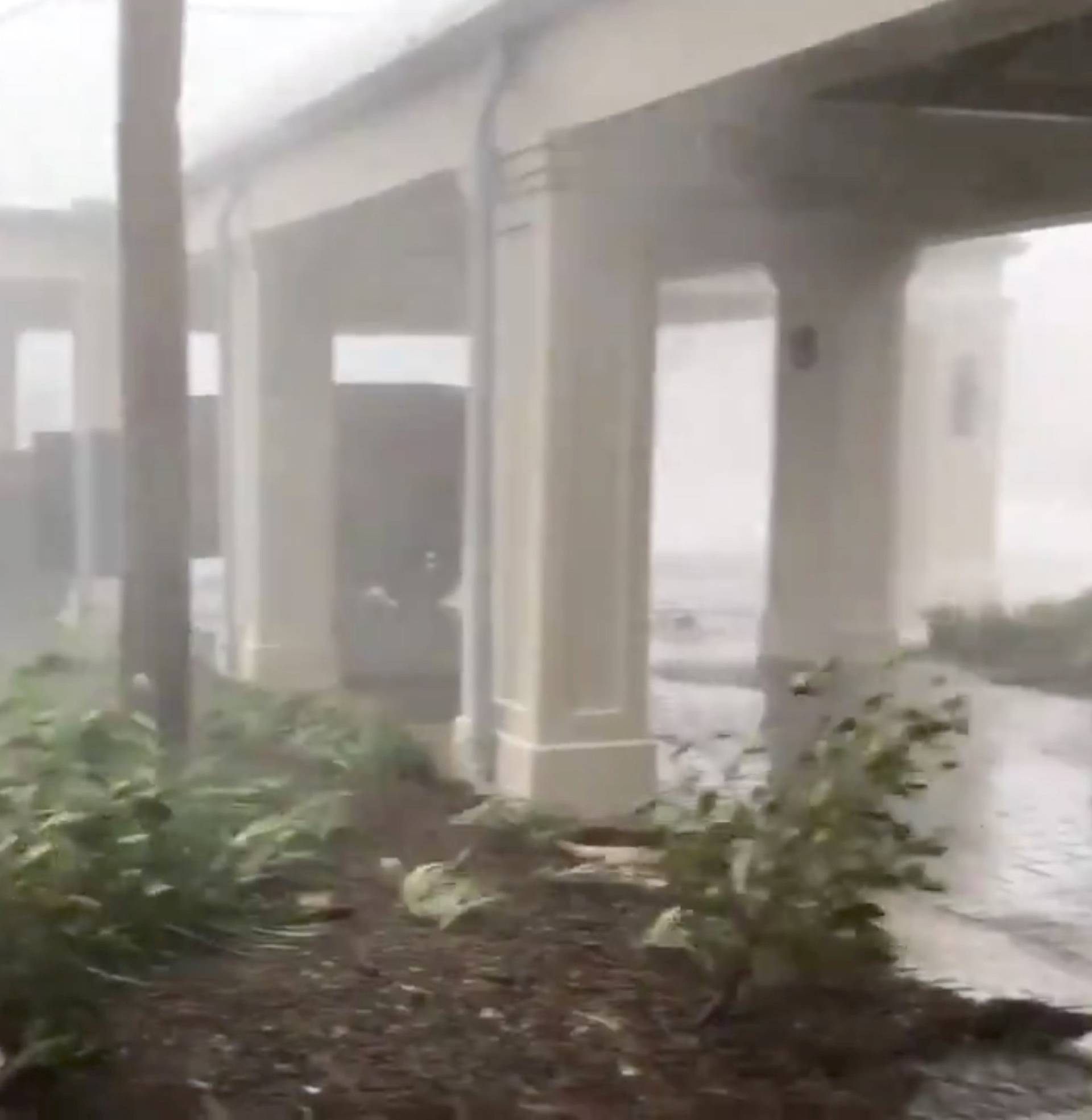 A street is seen during a Hurricane Michael in Panama City