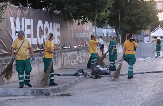 Split: Čišćenje velikih količina otpada nakon Ultra Europe Festivala