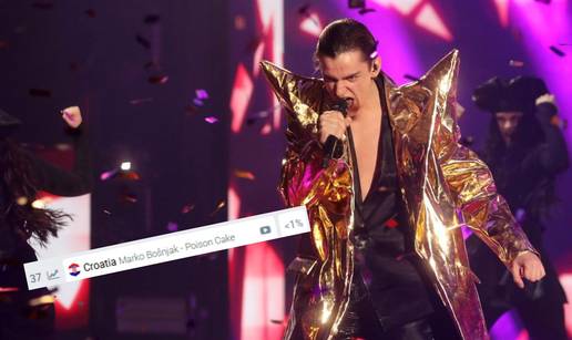 Ajoj, nije dobro! Marko Bošnjak i 'Poison Cake' zadnji su na eurovizijskim kladionicama...