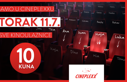 Najbolje filmsko ljeto, u Cineplexx za samo 10 kuna!