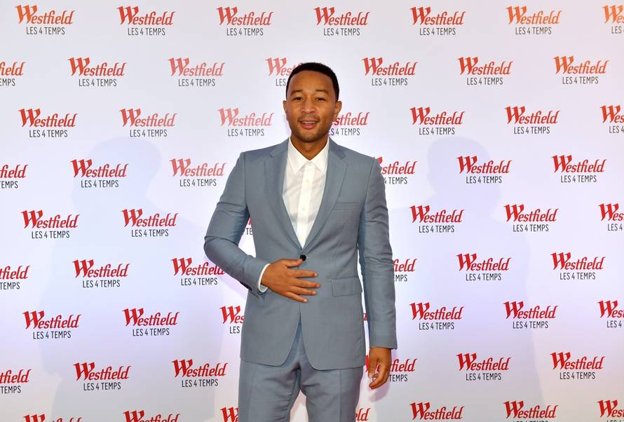 John Legend Performance at Westfield Les 4 Temps - Paris