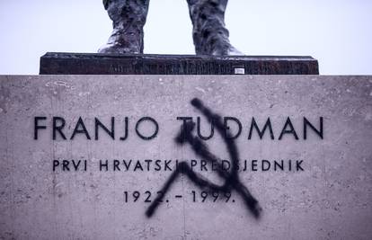 Unakazili spomenik Tuđmanu: Sada ga čuvaju policajci