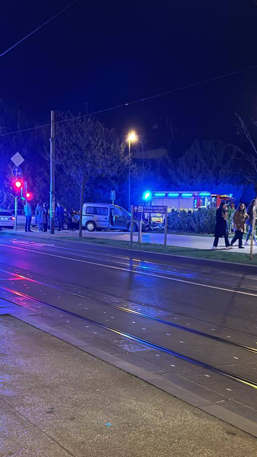 Sudar u centru Zagreba: Jedan čovjek prevezen je u bolnicu