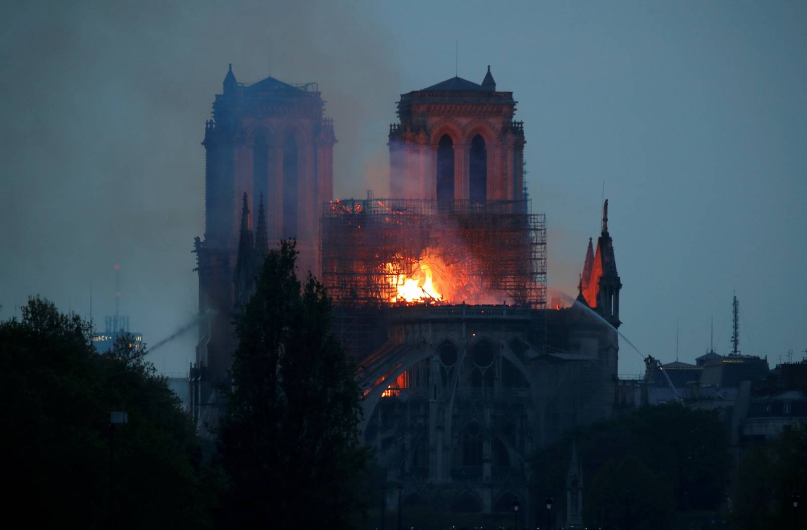 Fire at NotreÂ DameÂ Cathedral in Paris