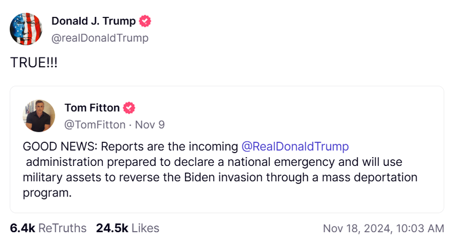 Trump uvodi izvanredno stanje u SAD-u, vojska izlazi na ulice: Sprema masovnu deportaciju!