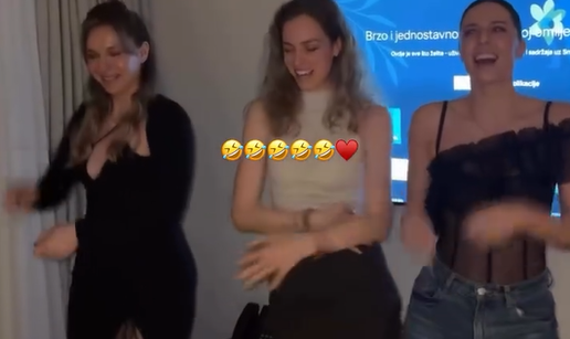 FOTO Hana Hulji&cacute; Gra&scaron;o plesala na pjesmu prijateljice Domenice