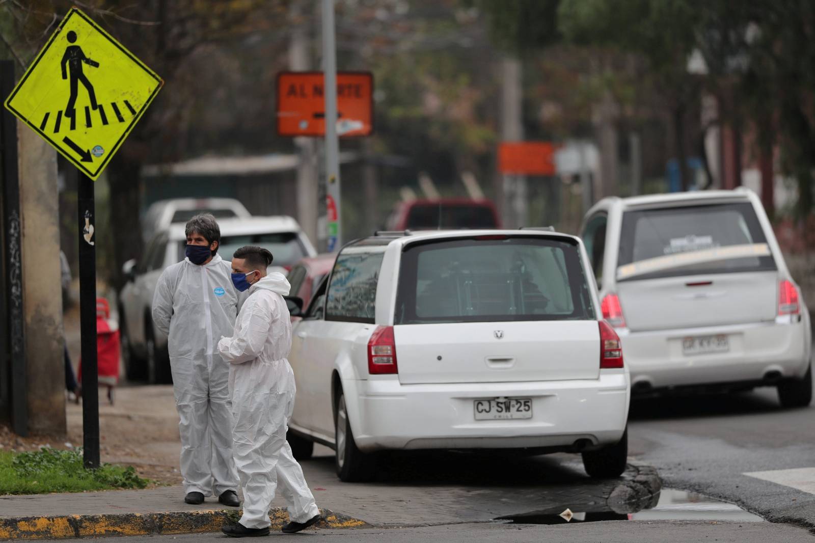 FILE PHOTO: Outbreak of the coronavirus disease (COVID-19) in Santiago