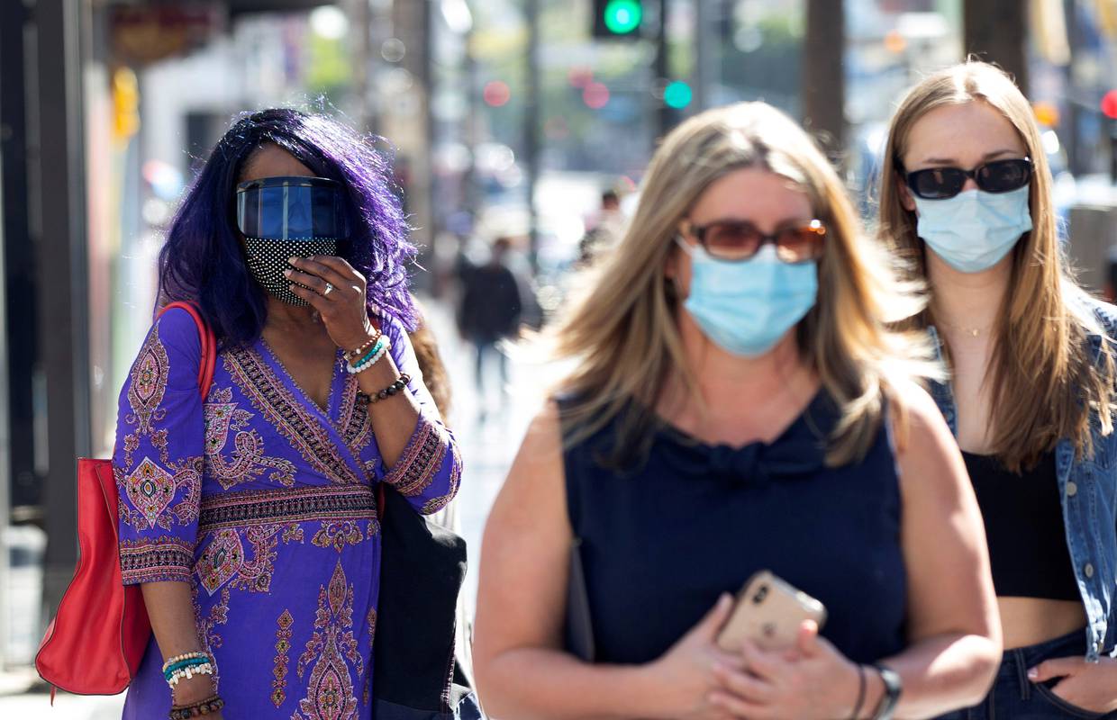 Los Angeles vraća maske zbog skoka broja zaraženih deltom