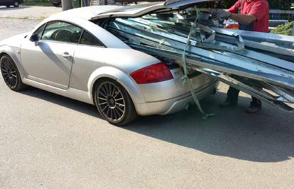 Mali auto za velike stvari: U Audi utrpao materijal za knauf