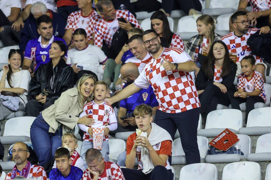 Atmosfera na Poljudu na utakmici između Hrvatske i Španjolske u Ligi nacija