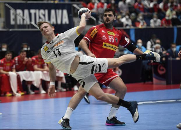 EHF 2022 Men's European Handball Championship - Group D - Germany v Austria