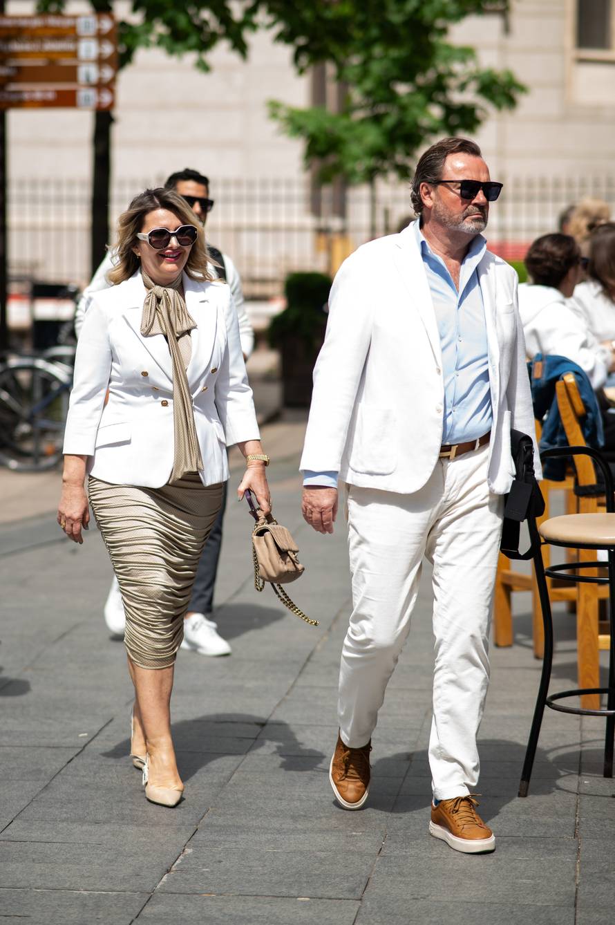 Zagreb: Snježana i Franz Schillinger prošetali centrom grada